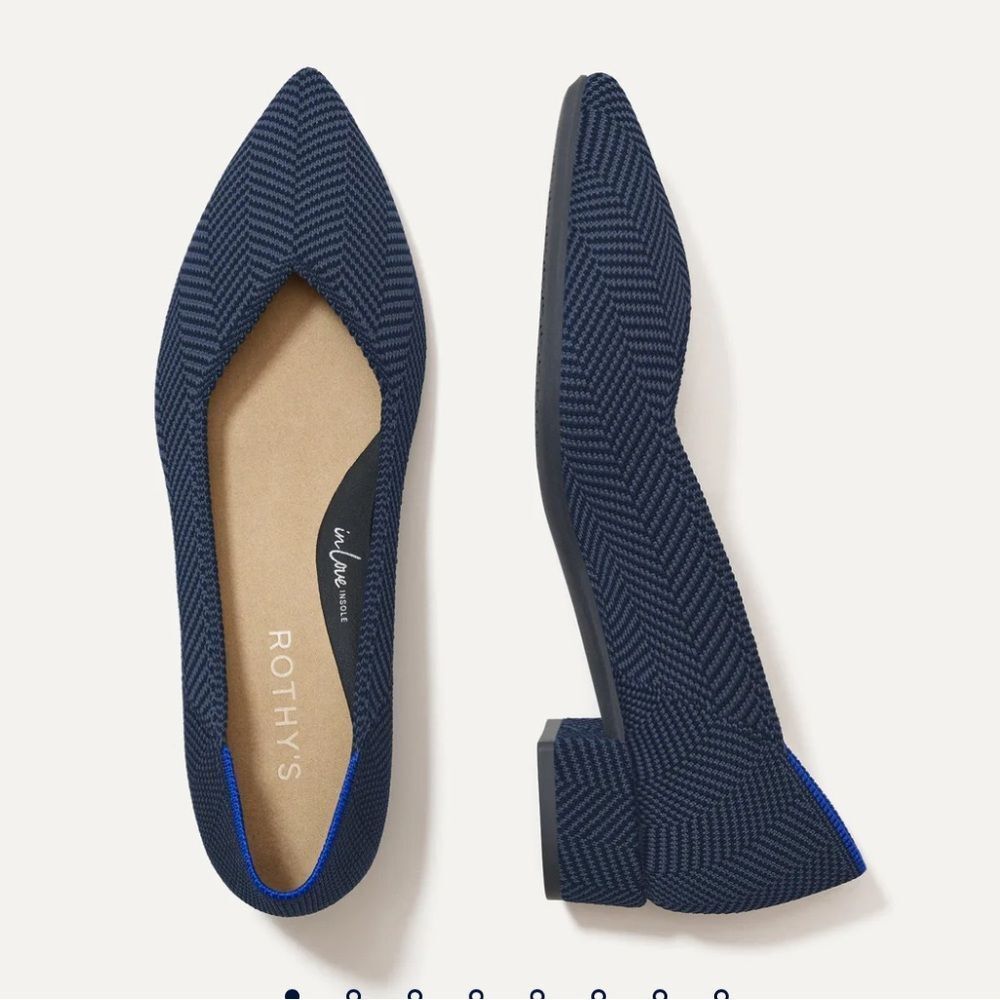 Rothy’s The High Point II {Navy Herringbone}